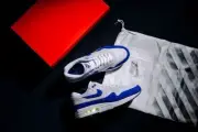 Nike Air Max 1 Anniversary Royal Blue Sz 9.5 908375-101 atmos safari red master