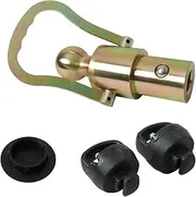 Silscvtt Gooseneck Tow Ball Hitch Chain Kit 30000 LBS Replacement for F250 F350 F450 Silverado Nissan Trucks