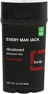 Every Man Jack Deodorant 3oz Cedarwood (6 Pack)