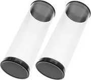 JOINPAYA 2pcs Golf Ball Tube Holder Scratch Resistant PVC Tube Display Case for