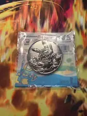 2024 Honolulu Pokemon World Championships Pikachu Metal Coin
