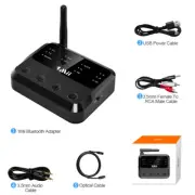 1Mii Long Range Bluetooth Transmitter and Receiver fTV/Home Stereo, Battery