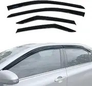 AUSGO Weathershields Compatible with Toyota Camry 2015-2017, Luxury Weather Shields Window Visors Wind Deflectors Sun Rain Guard 4PCS Set