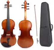 5 String 16.5inch Acoustic Viola Maple Back Spruce Top Free Case Bow