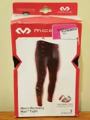 McDavid 8815 Men's Recovery Max Tight Compression Pants Black Small 28-30" Waist