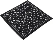 [WATIIFUFU] Men's Scarf Bandana for Men Women Cotton Dog Print Headscarf Headband Green Bandana