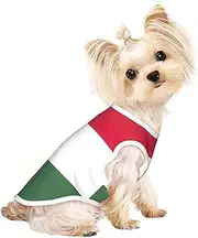 Flag of Hungary print Dog Shirts for Small Dogs Stretchy T-Shirts Lightweight Tank Top Sleeveless Striped Vest