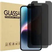 2 PCS For Apple iPhone 14 Plus/13 Pro Max Anti Spy Privacy Tempered Glass Screen Protector