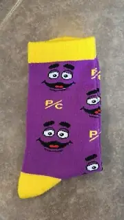 McDonald’s Canada Exclusive Grimace Socks purple Brand NEW Limited
