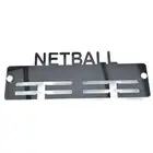 "Netball" Personalised or Plain Medal Hangers - Various Colours Available