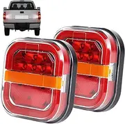 Wireless Trailer Lights Magnetic Wireless Tail Lights For Trailer, Wireless Trailer Lights Kit, Magnetic Wireless Trailer Lights (Red,2Pcs)