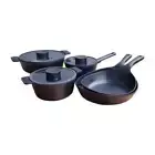 Neoflam Vulcan small se 24, 28cm Frying pan, Saucepan and 20, 24cm Casserole ...