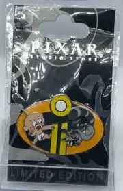 Disney 2018 Pixar Incredibles Jack Jack with Raccoon LE 300 Pin