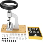 [Jiawu] Bench Watch Opener, 5700 Watch Case Back Opener, Screw Oyster Style Watch Case Opener and Closer for Watch Making and Repair, Watchmaker Watch Repair Tool, Wristwatch Back Remover