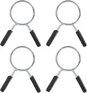 Dumbbell Barbell Spring Collars, 4PCS Weightlifting Strength Training Lock Clamp Spinlock Barbell Collar Lock (50mm)