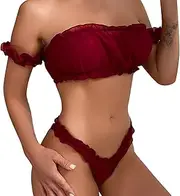 [Generic] Travel Bra Case Sexy Pajama Set for Women Lace Cami and Shorts Two Piece Satin Lingerie Lace Maternity Lingerie