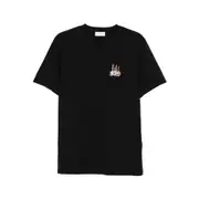 [Off-white] Off-white Graphic-print Logo T-shirt S BLACK