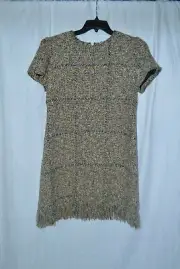 Sonia Rykiel Bouclé Mini Dress SABLE/BURN Sz44/US14 - NWT