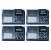 Updated Hands-Free Full Duplex Wireless Intercom for Home Business Offices 4pk