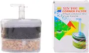 Housweety Plastic Aquarium Multilayer Corner Filters 12X10.25X7.5Cm