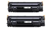 2 x HP 78A CE278A Compatible Black Toner Cartridges - 2,100 Pages Each