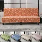 Folding Sofa Bed Cover Sofa Slipcovers Couch Cover without Armrest Elastic