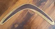 ABORIGINAL BOOMERANG MADE 1997 YAGAN BIBBULMUN HAND CRAFTS W.A.