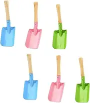 SUPVOX 6Pcs Mini Garden Shovels Multi Functional Planting and Digging Tools for Outdoor Use Includes and Mini Shovels for Gardening and Soil Digging