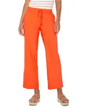 Liverpool Los Angeles Drawstring Wide Leg Pants