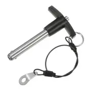 T Handle Lock Pins, 10mm Dia. 50mm Usage Length Push-Button Ball Locking Pin