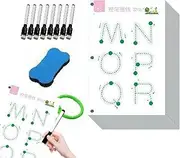 Toddler Tracing Books Ages 3-5 - Toddler Writing Tools Erasable Kindergarten Workbooks - Early Education Learning Workbooks for 3 Year Olds, Kindergarten