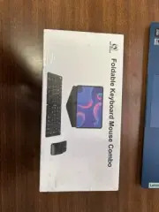 wireless foldable keyboard mouse combo