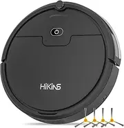 Robot Vacuum Cleaner, 2500 Pa Robot Vacuum Cleaner, Self-Charging Vacuum Cleaner Robot, Good for Pet Hair, Hard Floors and Carpets with Low Pile, Quiet, Anti Fall Floor Sweeping Robot