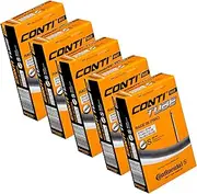 Continental Race 28 700 x 20-25c Inner Tubes - Long Presta 80mm Long Valve (Pack of 5),Black