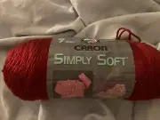 Caron Simply Soft - 100% Acrylic Medium, Autumn Red #9924