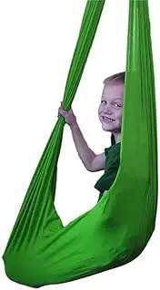Indoor Therapy Swing w/More Special Needs, Cuddle Hammock Ideal for Autism, ADHD, Aspergers and Sensory Integration Snuggle Swing Hammocks (Green)