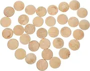 Cabilock Staircase Wooden Cover 100pcs Hole Plugs for Furniture Easy to Install Decorative Wooden Button Holes