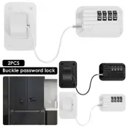 2Pcs Refrigerator Locks Self Adhesive Fridge Lock with Password Child leAfp