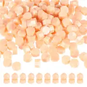 Wax Seal Beads, 360 Pack Sealing Wax Beads Octagon Stamp Beads, Orange