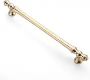 Asidrama 6 Pack 12.6 Inch(320mm) Brushed Brass Kitchen Cabinet Handles, Cabinet Pulls Kitchen Cabinet Hardware for Cupboard Drawer Pulls