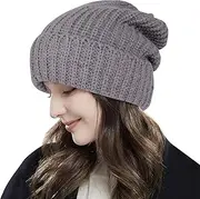 [Lancry] Beanie Hats for Women,Thermal Winter Hats for Women Slouchy Beanies,Fleece Ladies Winter Hats Wooly Hats Women Women's Hats & Caps