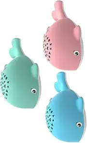 ERINGOGO 1PC Whale Shaped Story Telling Machine Musical Educational for Battery Early Learning Present with Sound and Light Effects for Brain Development and Fun Playtime Random Color