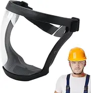 Fulenyi Face Shield - Adjustable & Reusable Super Protective Clear Face Shield,Safety Face Protection Equipment for Adults for Work