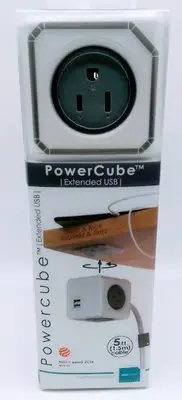 在飛比找Yahoo!奇摩拍賣優惠-POWER CUBE  魔術方塊延長線 1個 (四面三孔插座