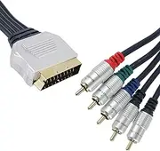 15m SCART to Component Video + Stereo Audio Suits Foxtel