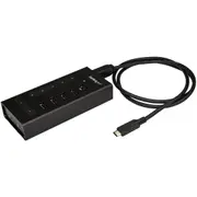 StarTech.com 7 Port USB C Hub - 2x USB-C & 5x USB-A - Mountable Metal USB 3.0 Type-C Hub - 5Gbps USB 3.2 Gen 1 - Self Powered -