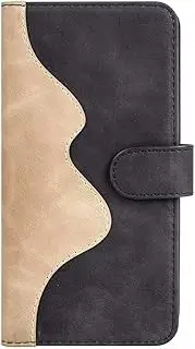 YKNIUFLY Case for Nokia C31, PU Leather Flip Folio Wallet Cover, with Card Slots, Case Cover for Nokia C31.(Black)