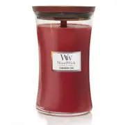 WoodWick Candle, Cinnamon Chai - Large
