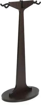 Gator Frameworks Elite Series 2X Dual Guitar Hanging Stand - Dark Walnut Brown