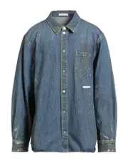 [HELMUT LANG] HELMUT LANG Denim shirts - Item 10632885